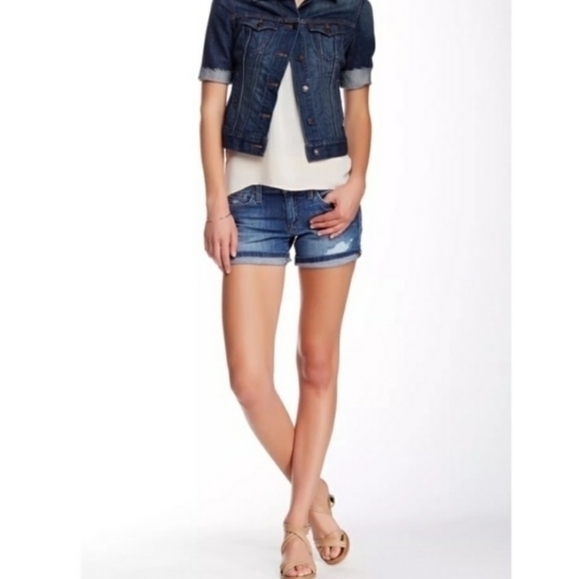 JOE'S‎ JEANS MARYLEE DISTRESSED DENIM SHORTS - Picture 2 of 8